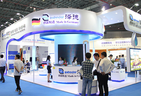 澤德污水提升器2017年上海展會現場